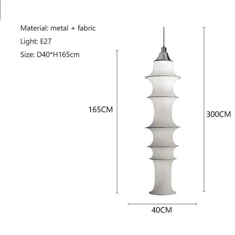 Modern Minimalism White Real Silk Pendant Light Hanging Ceiling Lights for Living Room Dining or Bedroom - Lamps