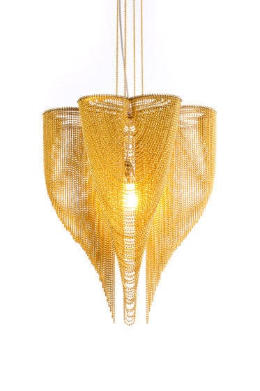 Bronze Bead Chandelier – Avant-garde Designer Pendant Light - Chandeliers