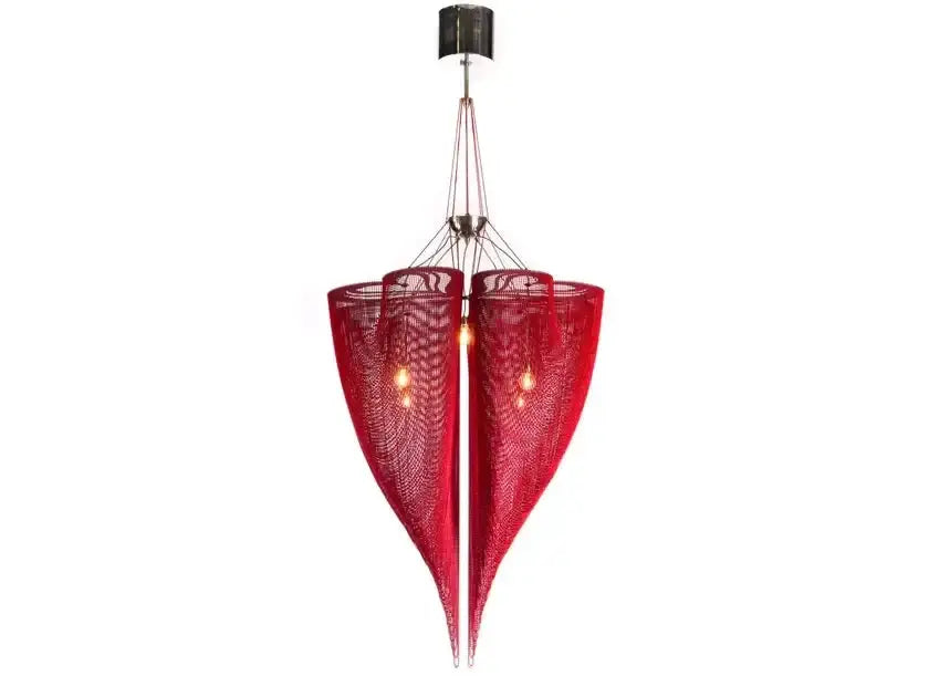 Bronze Bead Chandelier – Avant-garde Designer Pendant Light - Chandeliers