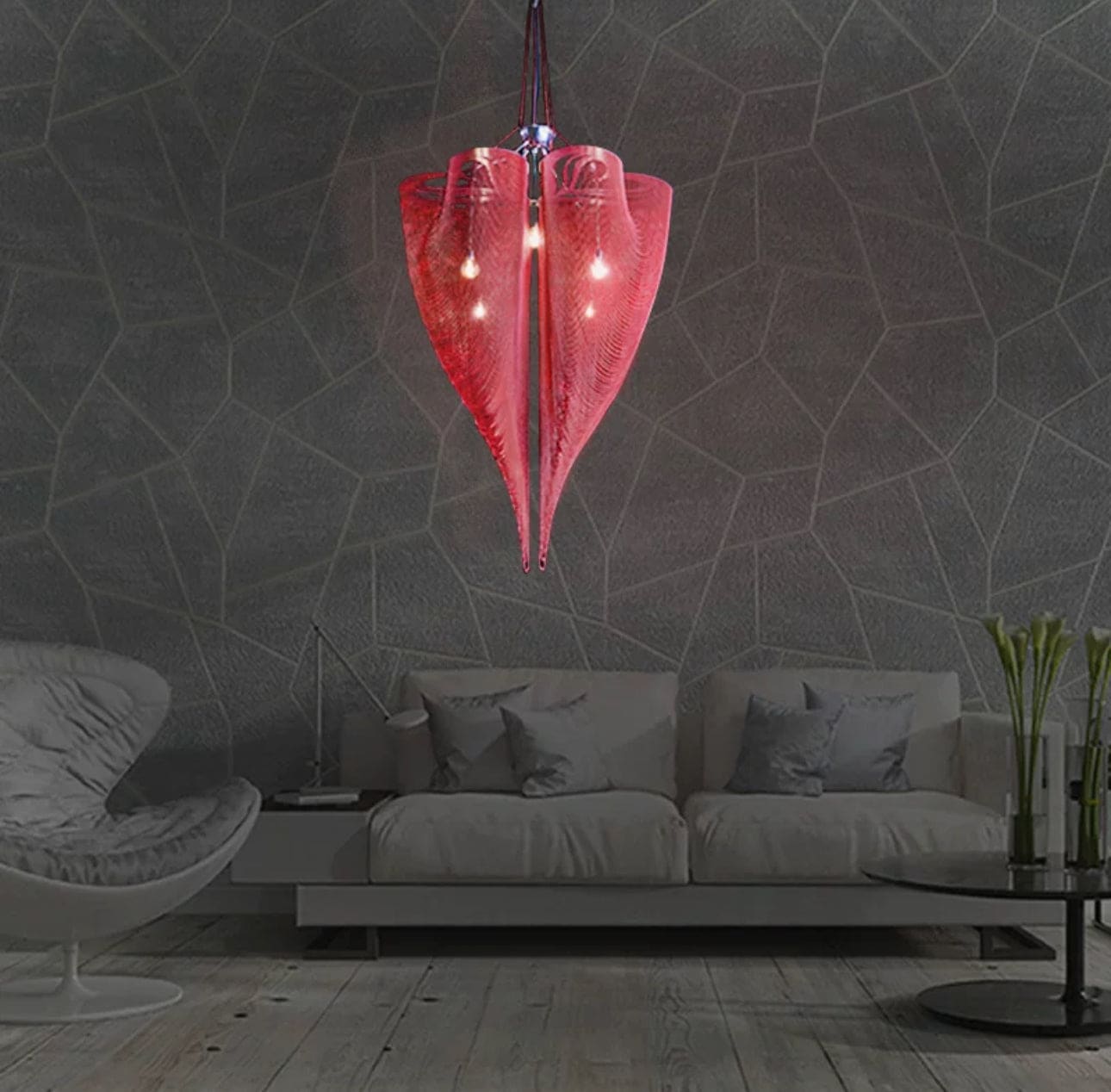 Bronze Bead Chandelier – Avant-garde Designer Pendant Light - Chandeliers