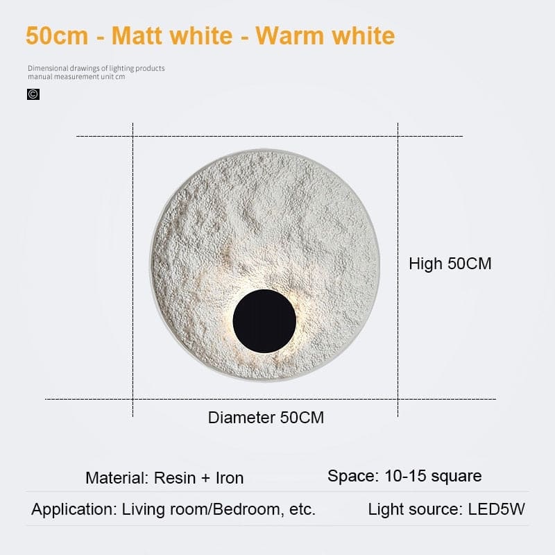 Resin Wall Mounted Lights | Sconces for Living Room | Minimalist Lamps
