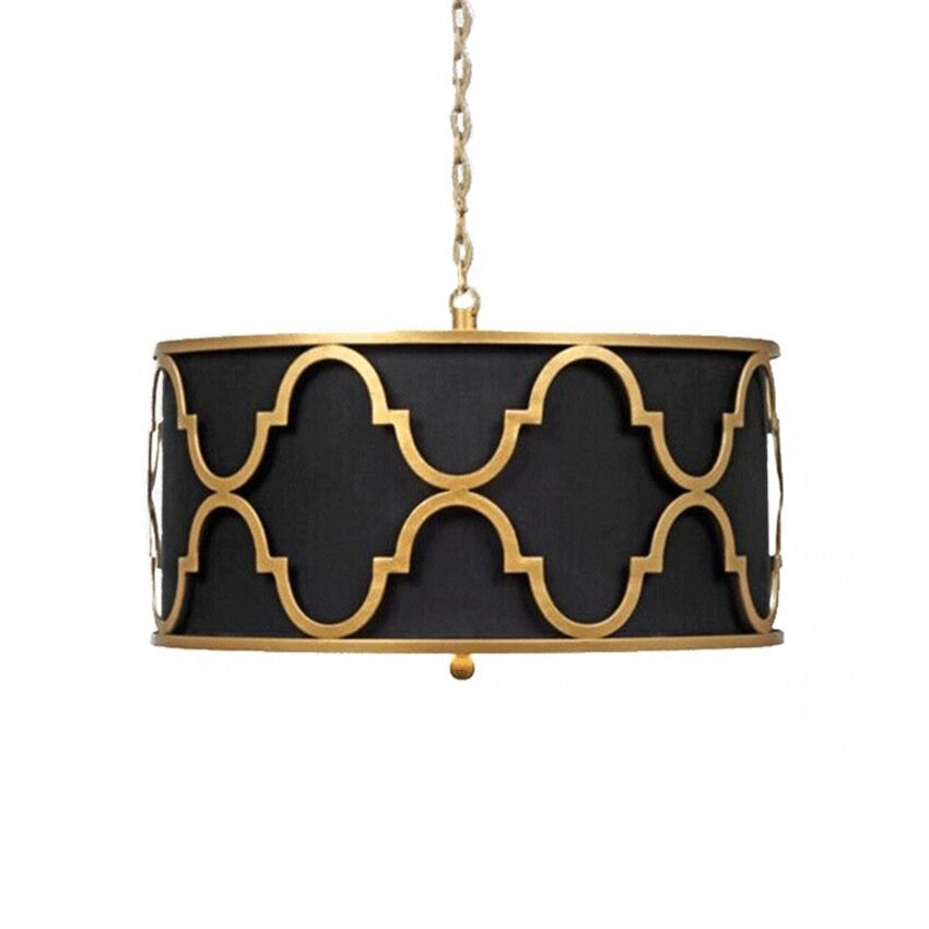 Pendant Lights | Black and Gold Ceiling Light Fixtures | Modern Victorian Lamps for Living Room, - Lamps