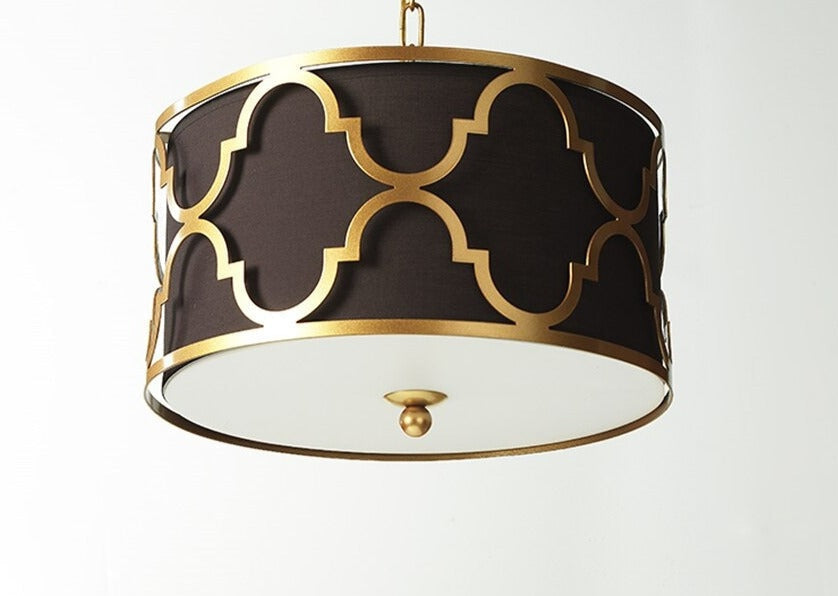 Pendant Lights | Black and Gold Ceiling Light Fixtures | Modern Victorian Lamps for Living Room, - Lamps