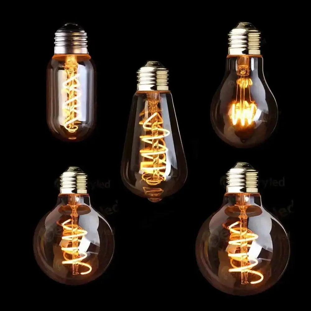 Retro Vintage Led Filament Bulb | Warm White Dimmable Decorative Light for Living Room Bedroom or Industrial Spaces