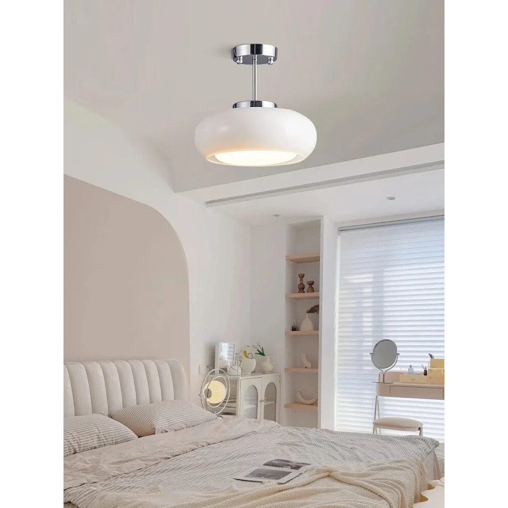 Mid Century Modern Glass Stone Ceiling Lights for Kitchens Dining Rooms and Bedrooms