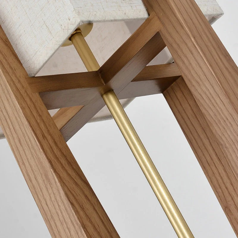 Wood Floor Lamp Parchment Shade | 52 to 145cm Walnut or Ash E26/e27 Dimmable Option Japandi Casalola Lights Luxury