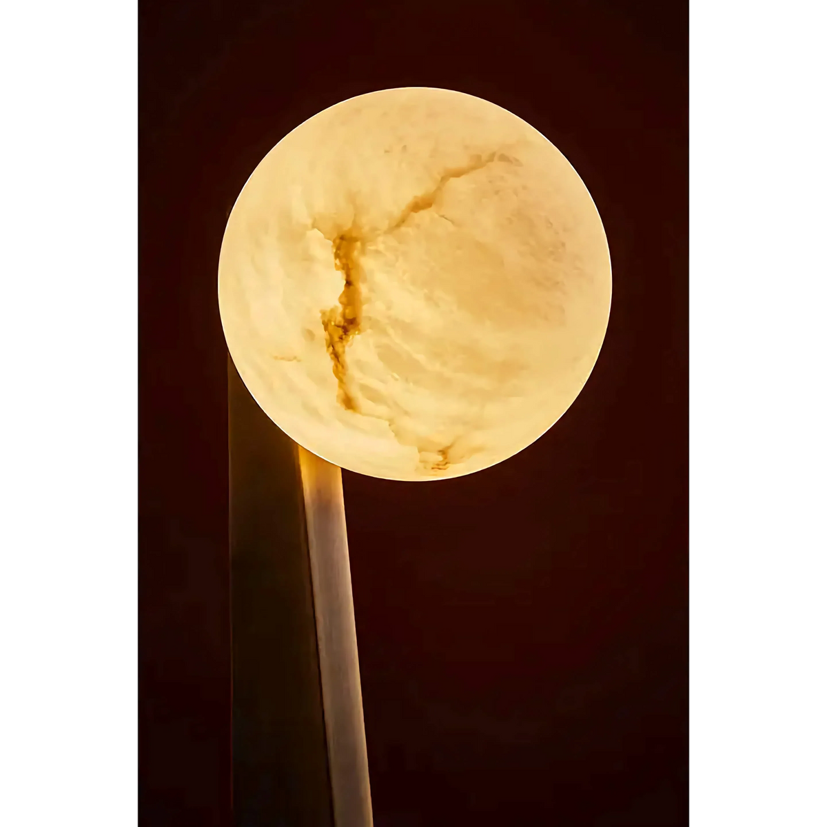 Patinated Brass & Glass Globe Floor Lamp | 160cm Tall E26/e27 Foyer Sculpture Dimmable Option Casalola Lights Luxury