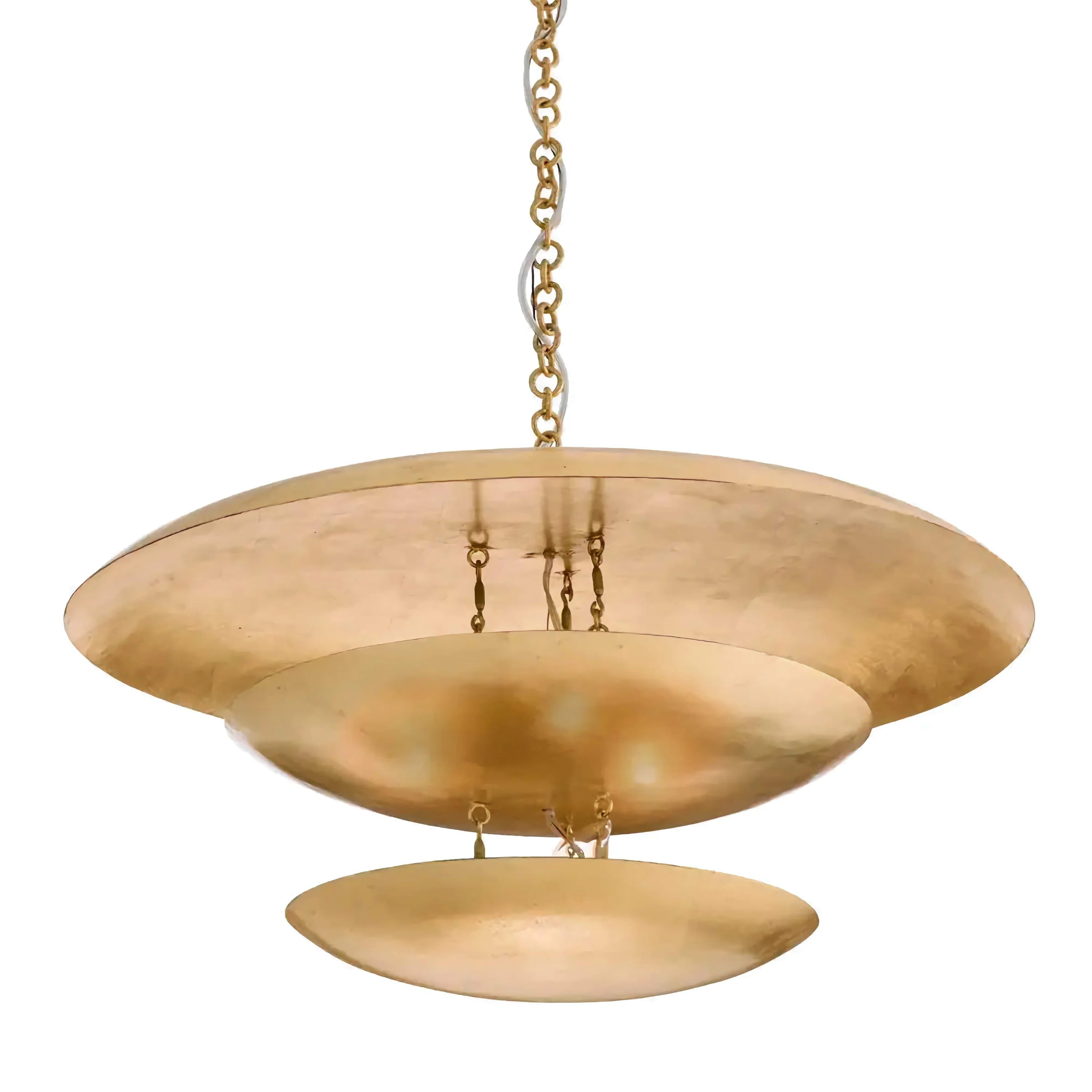 Tiered pendant in a lounge