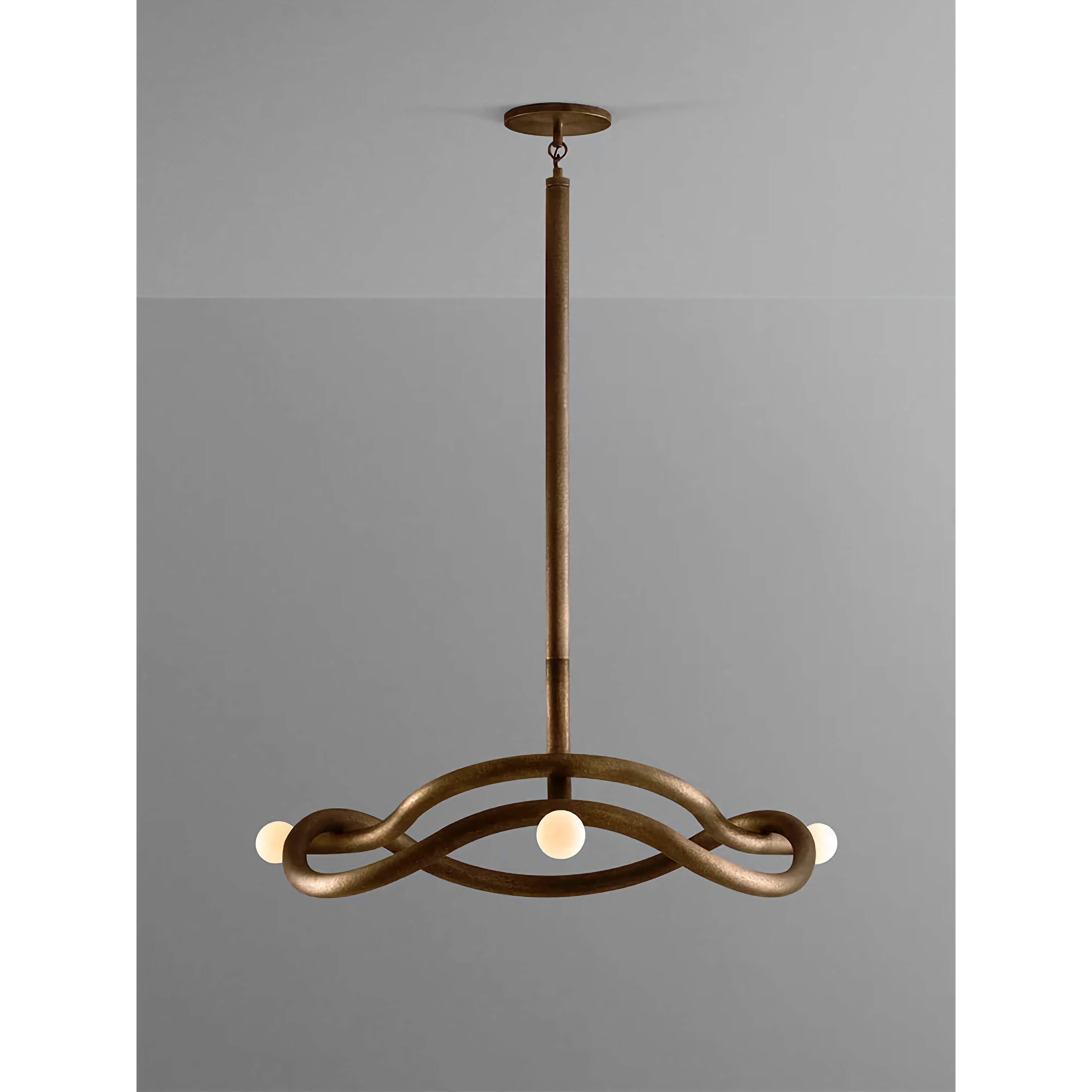 SCULPTURAL MID-CENTURY CHANDELIER | CLKZ074