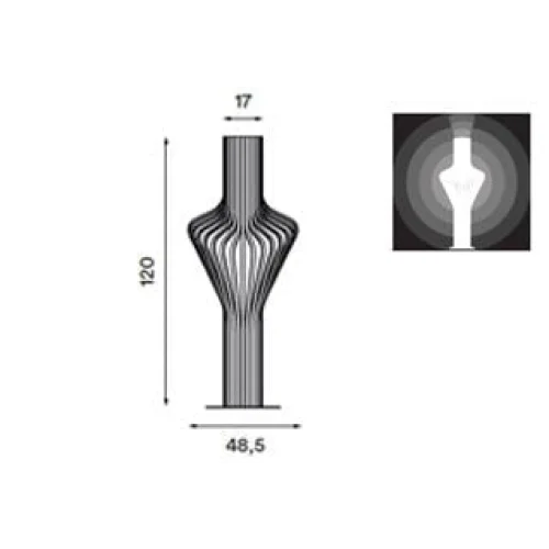 Scandinavian Bentwood Floor Lamp | Organic Sculptural Form