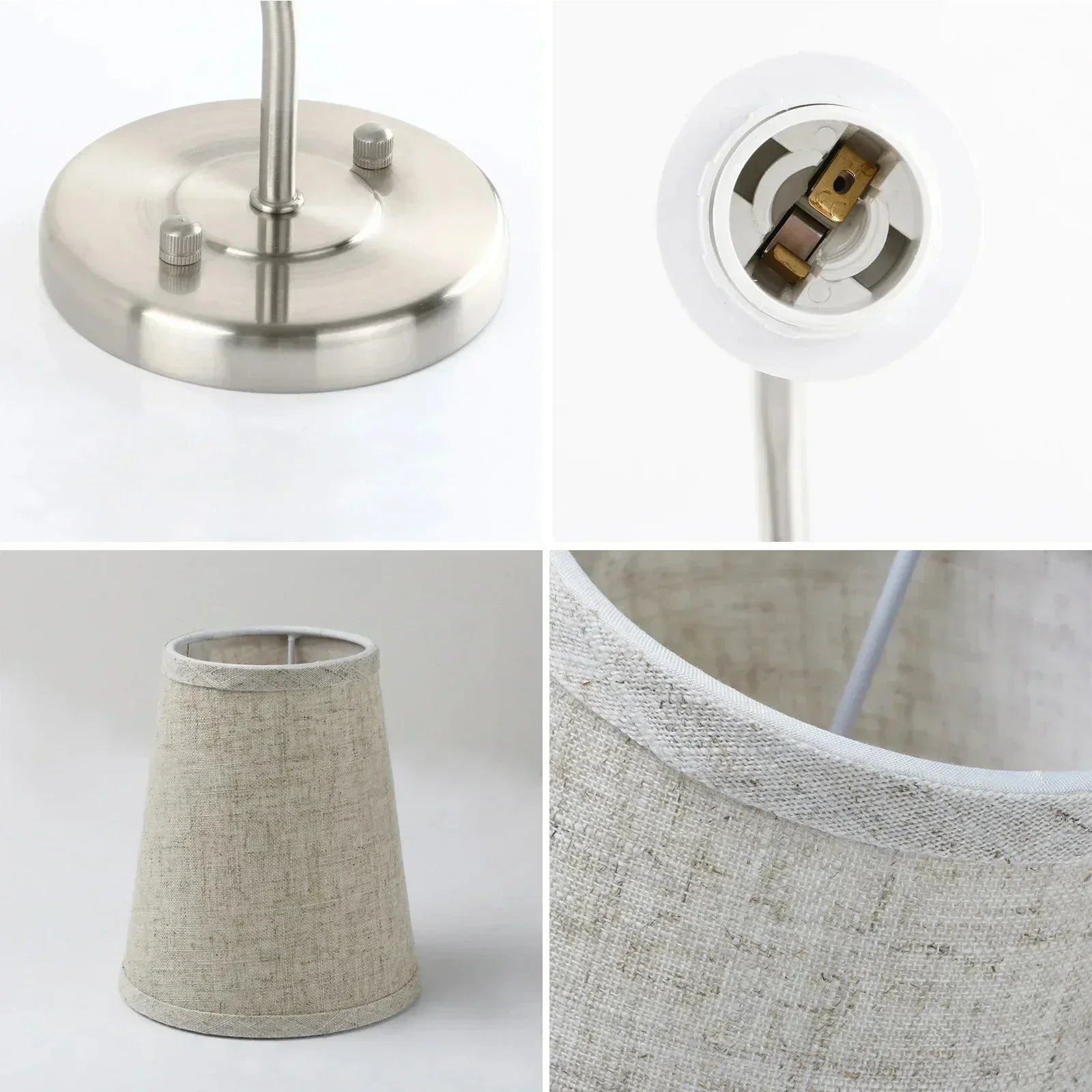 Classical Iron Wall Lamp with Fabric Shade - Elegant Dual-light Mounted Fixture for Bedroom, - Sconces