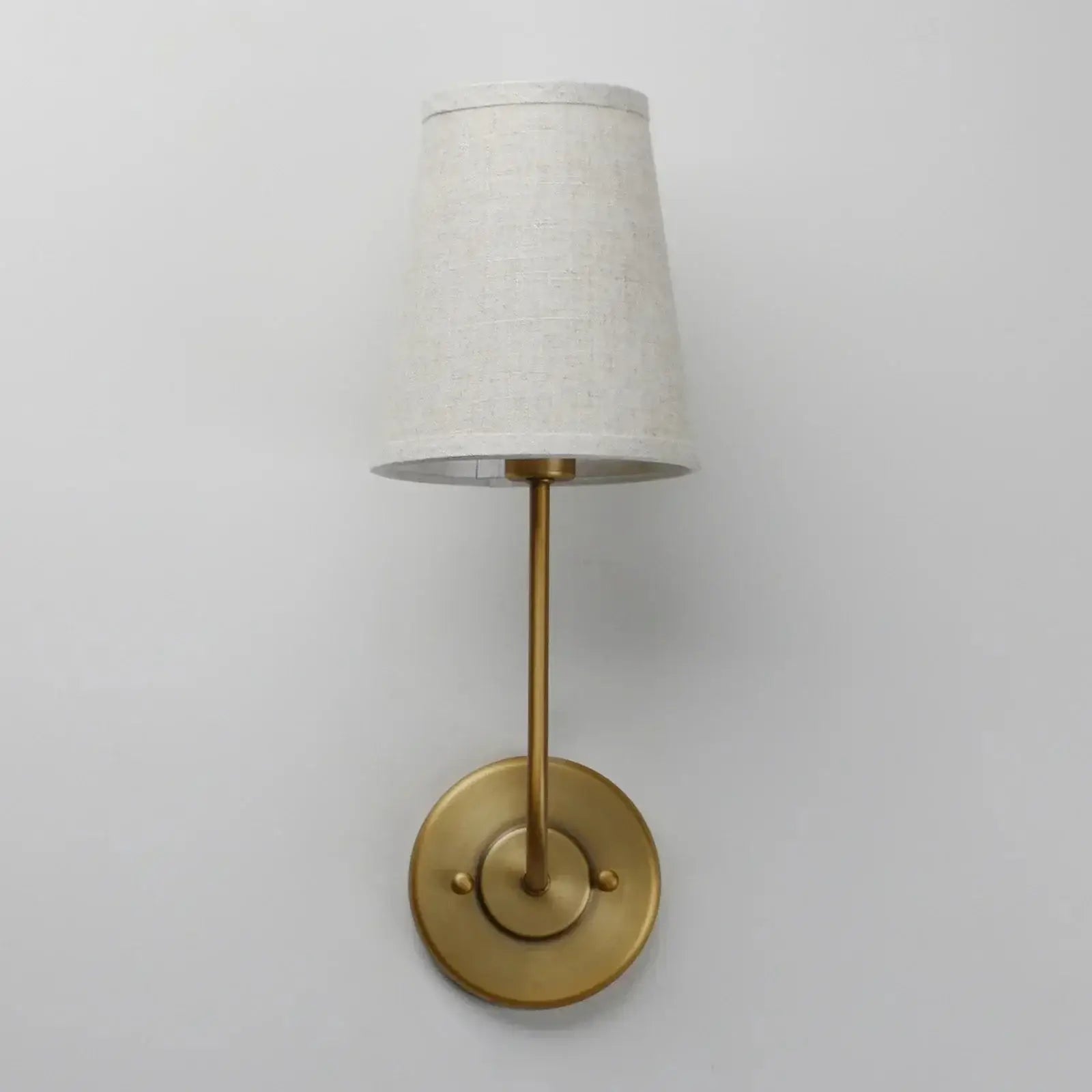 Classical Iron Wall Lamp with Fabric Shade - Elegant Dual-light Mounted Fixture for Bedroom, - Sconces