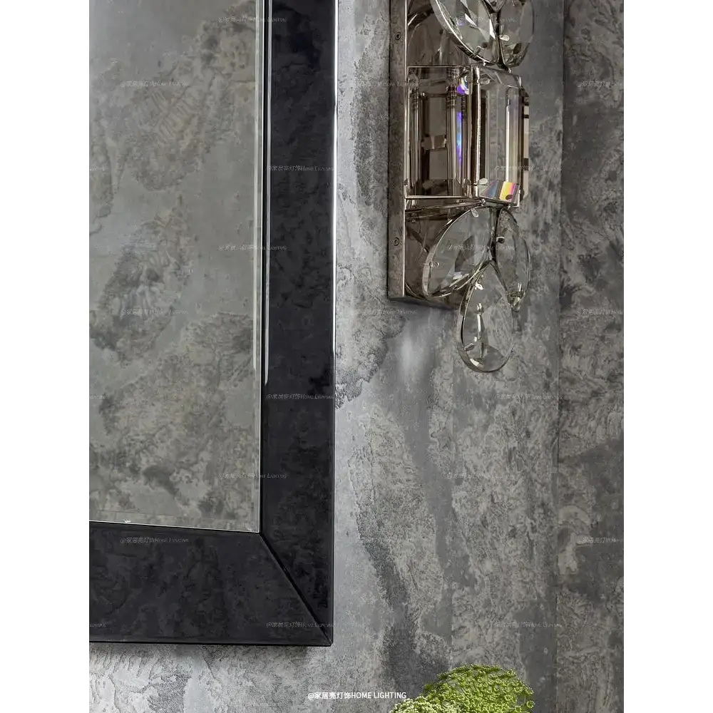 Luxury Crystal Wall Sconce – Silver Art Deco Light Fixture for High-end Interiors - Sconces