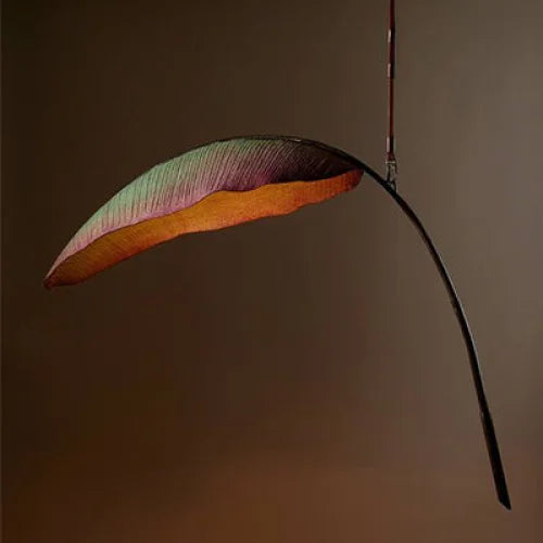 Banana leaf veining detail