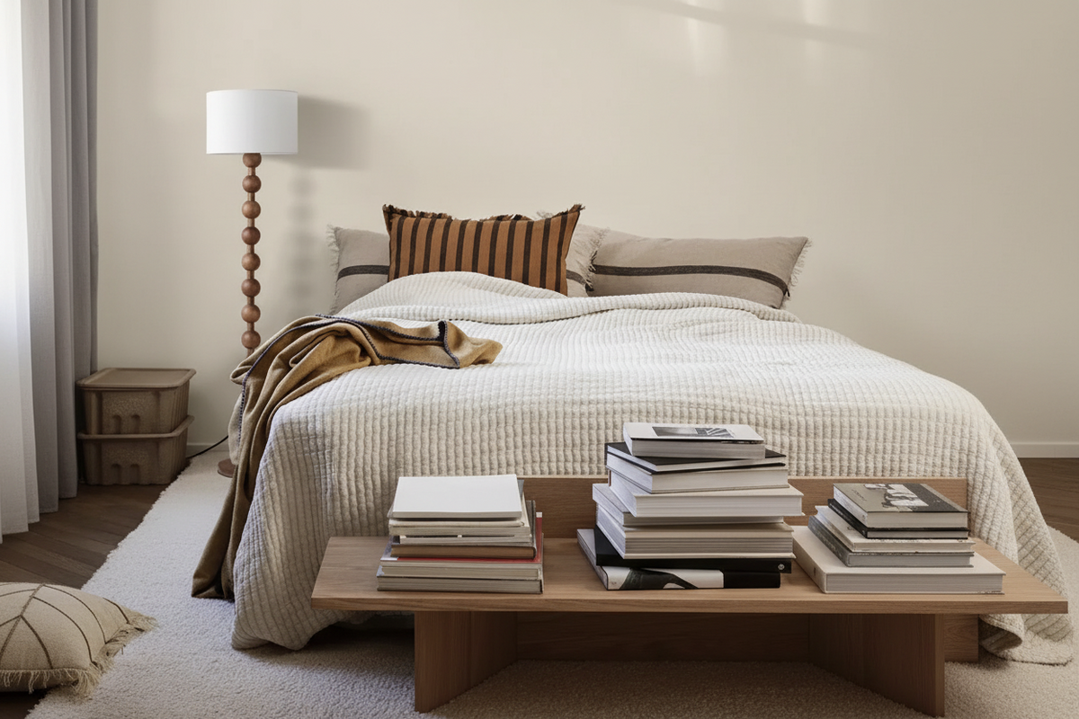 Wood & Linen Floor or Table Lamp | Touch Switch 160cm 70cm Walnut Log Dimmable Option Casalola Lights Luxury Lamps