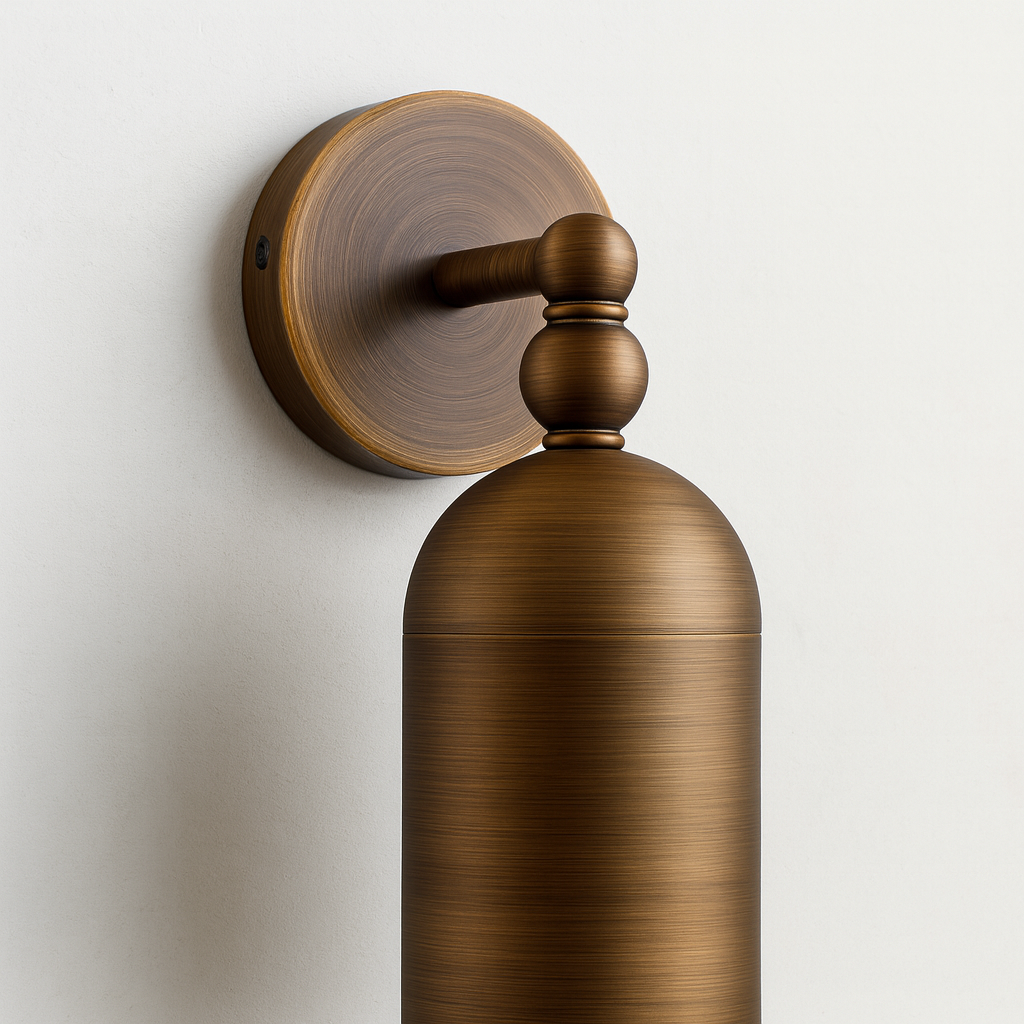 Alabaster Tube Wall Sconce – Slim 28 Cm Brass Light with Warm Led for Bedroom Hallway or Vanity Casalolalights Luxury