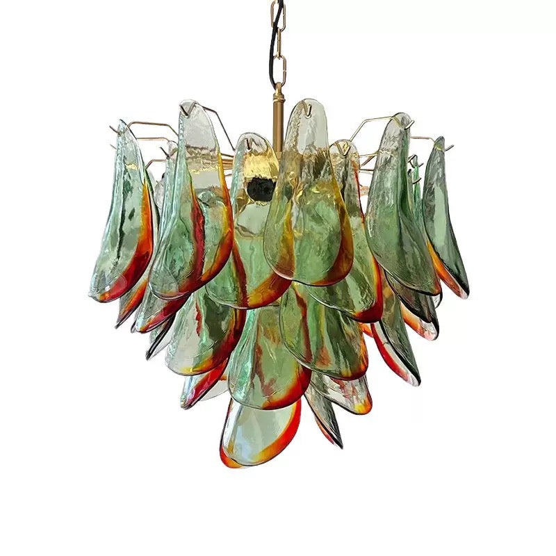 Multi Light Glass and Brass Chandelier 7 or 13 Dining Room Ceiling Fixture for Modern Interiors Casalolalights Luxury
