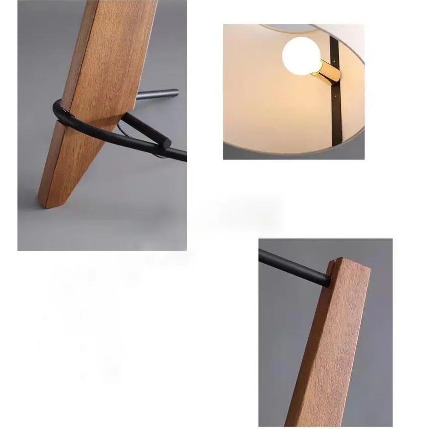 Solid Wood Giant Floor Lamp for Living Room Bedroom Japandi Lamps Casalolalights Luxury Lamps for Interior Designers
