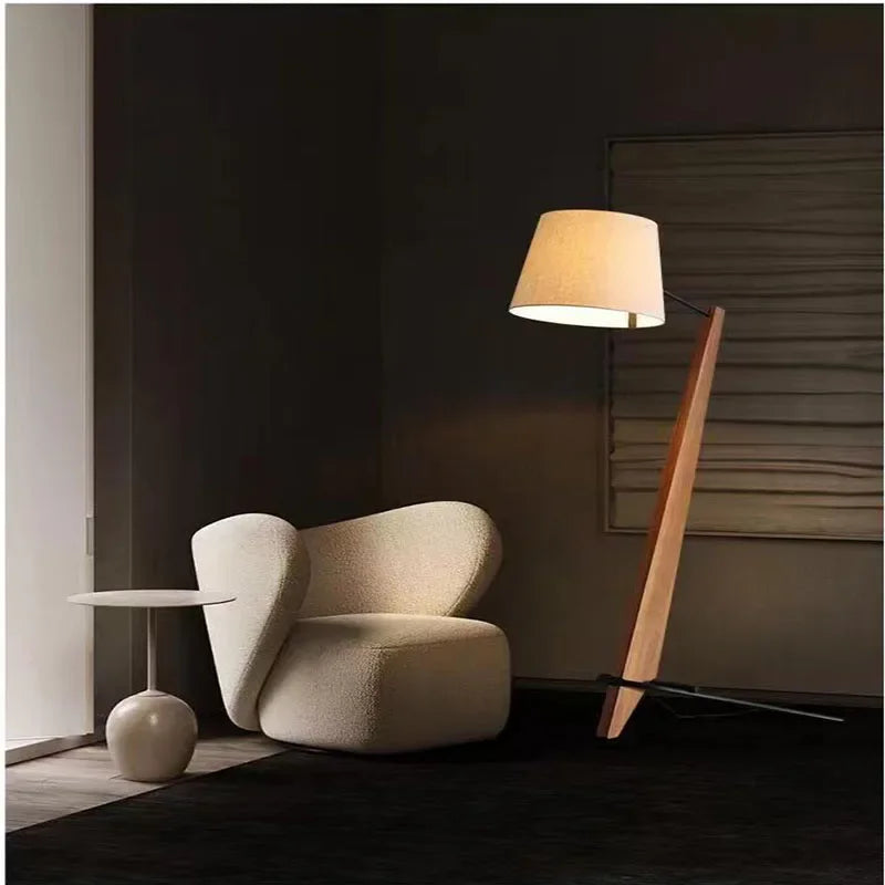 Solid Wood Giant Floor Lamp for Living Room Bedroom Japandi Lamps Casalolalights Luxury Lamps for Interior Designers