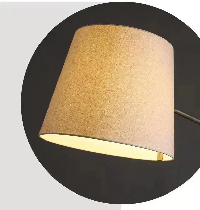 Solid Wood Giant Floor Lamp for Living Room Bedroom Japandi Lamps