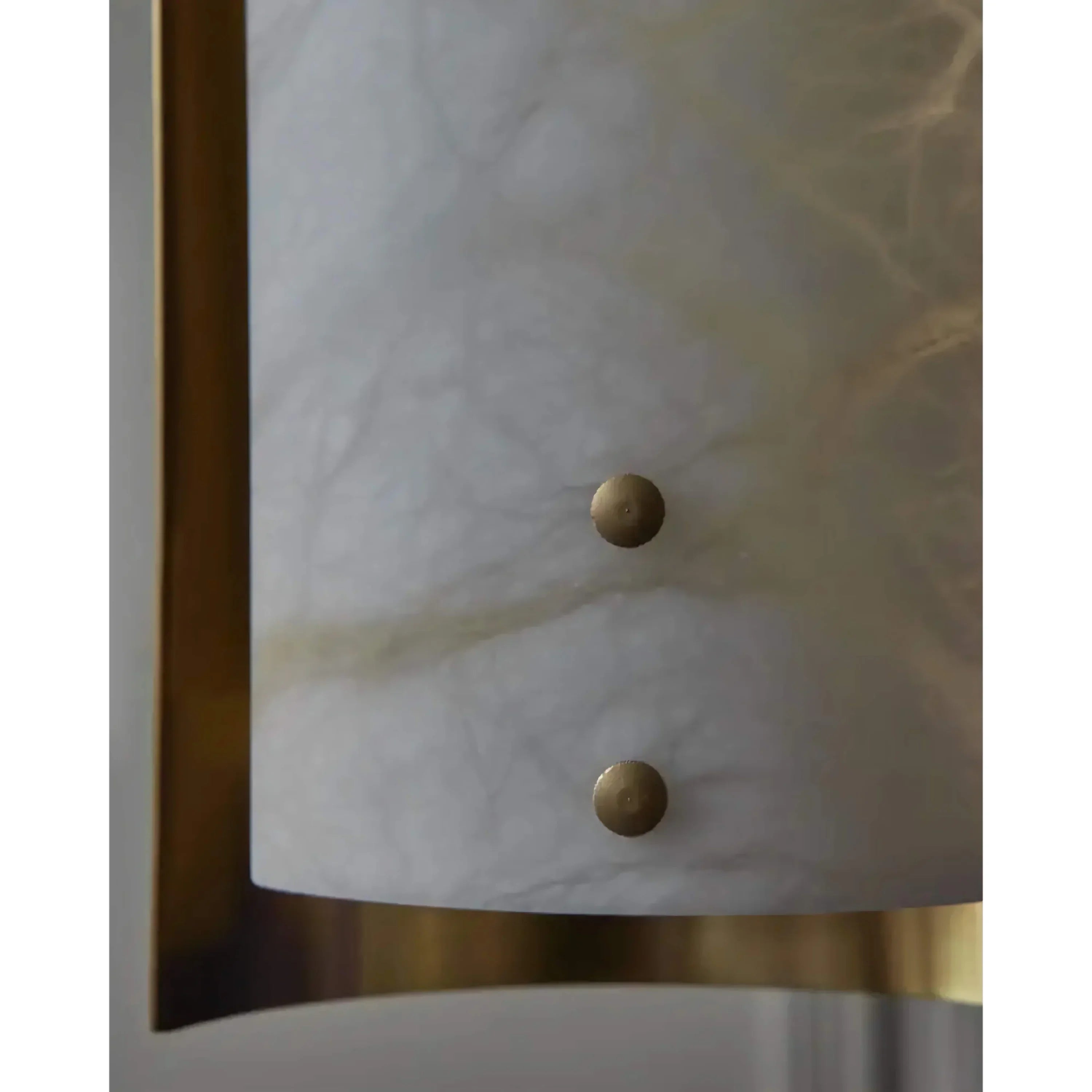 Spanish Alabaster Round Chandelier | Brass Modern Dining Room Light