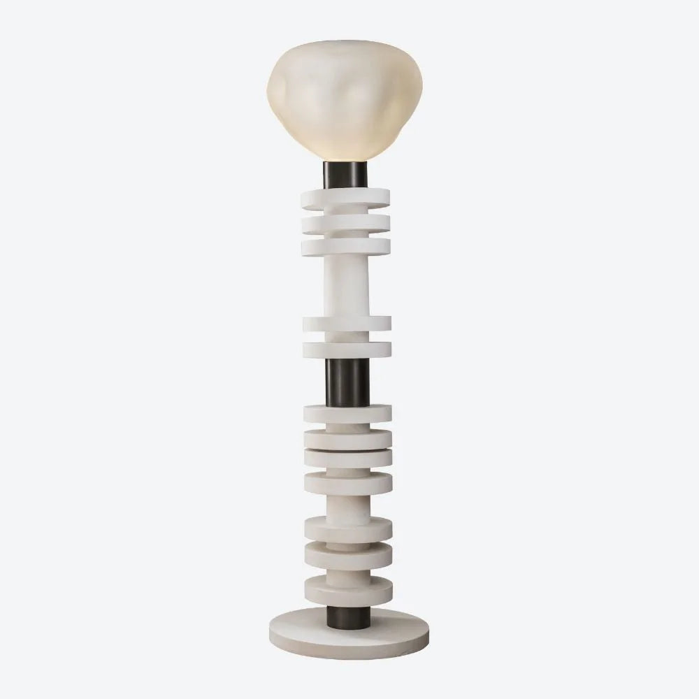 Brass & Bronze Stacked Floor Lamp | Tall Statement Light 170cm 2700k Mid Century Modern Corner Casalola Lights Luxury