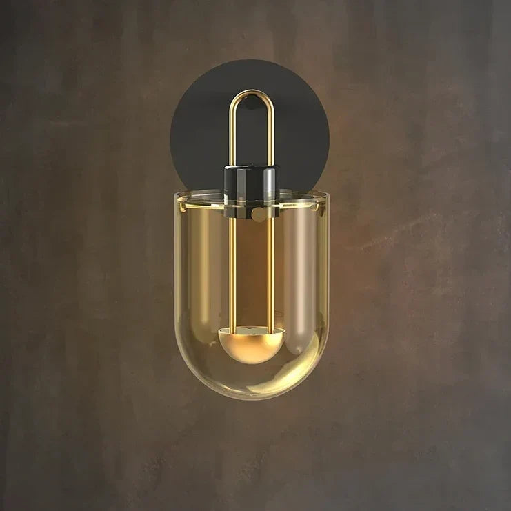 Stained Glass Up & Down Wall Sconce | Bedroom Pair Hallway Light Built-in Led 2700k Dimmable Option Casalola Lights