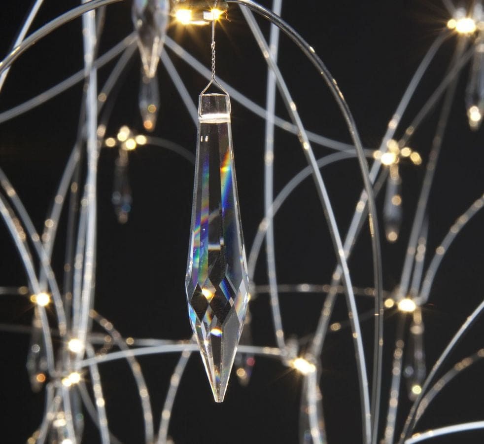 Starry Nights Crystal Chandelier Luxury Ceiling Lamp for Dining Room Kitchen Living - Chandeliers