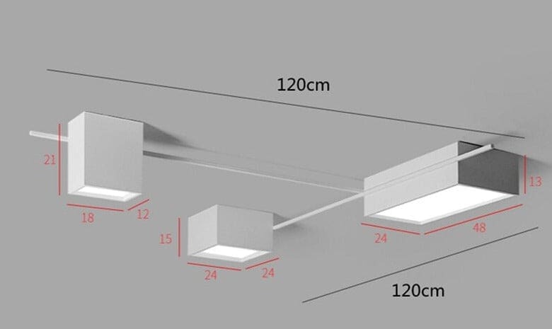 Recessed Lighting | 1,2 or 3-lights Modern for Living Room Bathroom Commercial