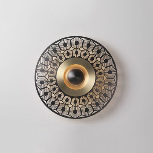 Metal Disc Wall Lamp | Light Sconces | Mid-century Modern Lighting for Corridor Bedside Living Room