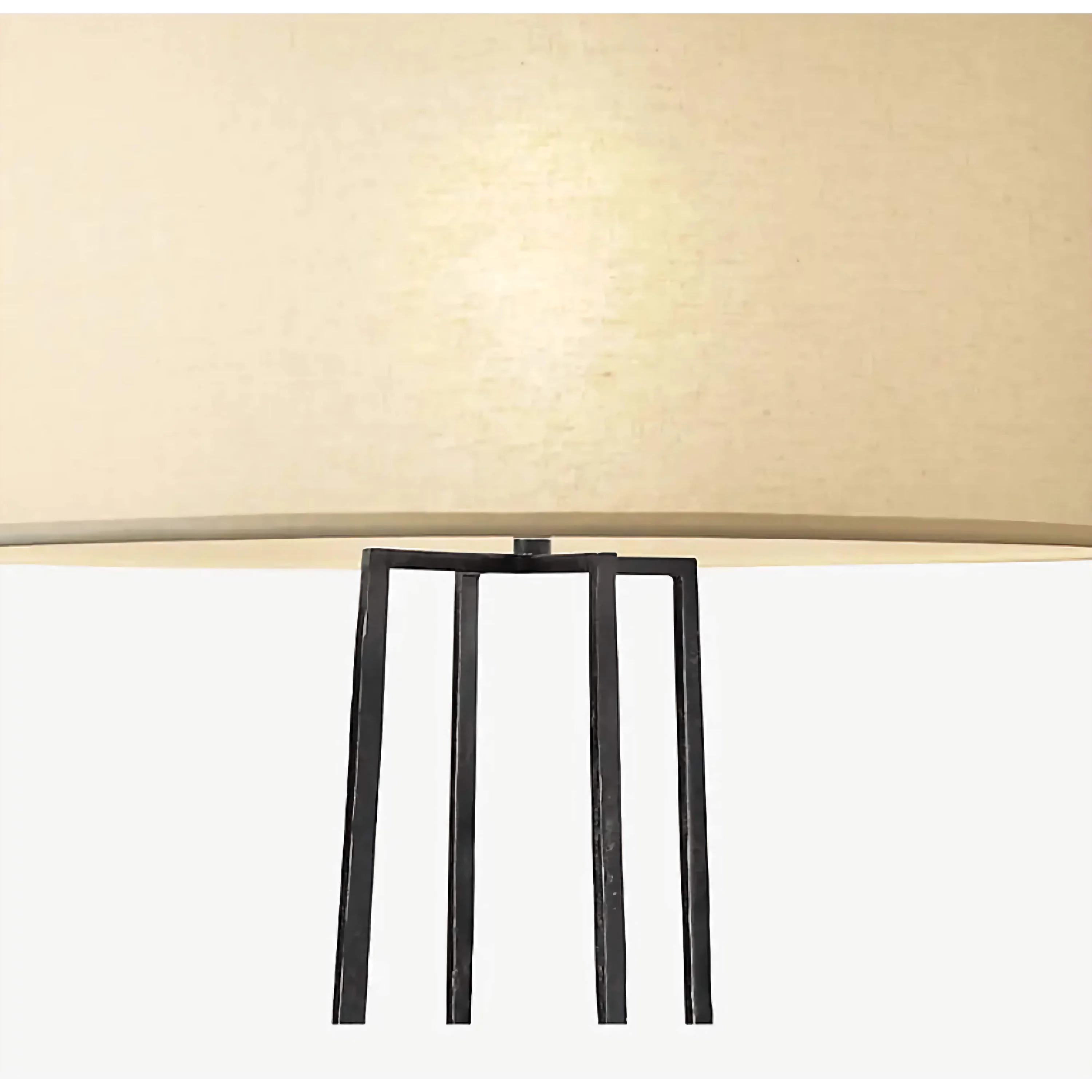 Hand Forged Iron Floor Lamp | Atelier Arcadia Table – Sculptural Black Lighting Dimmable Ul Certified