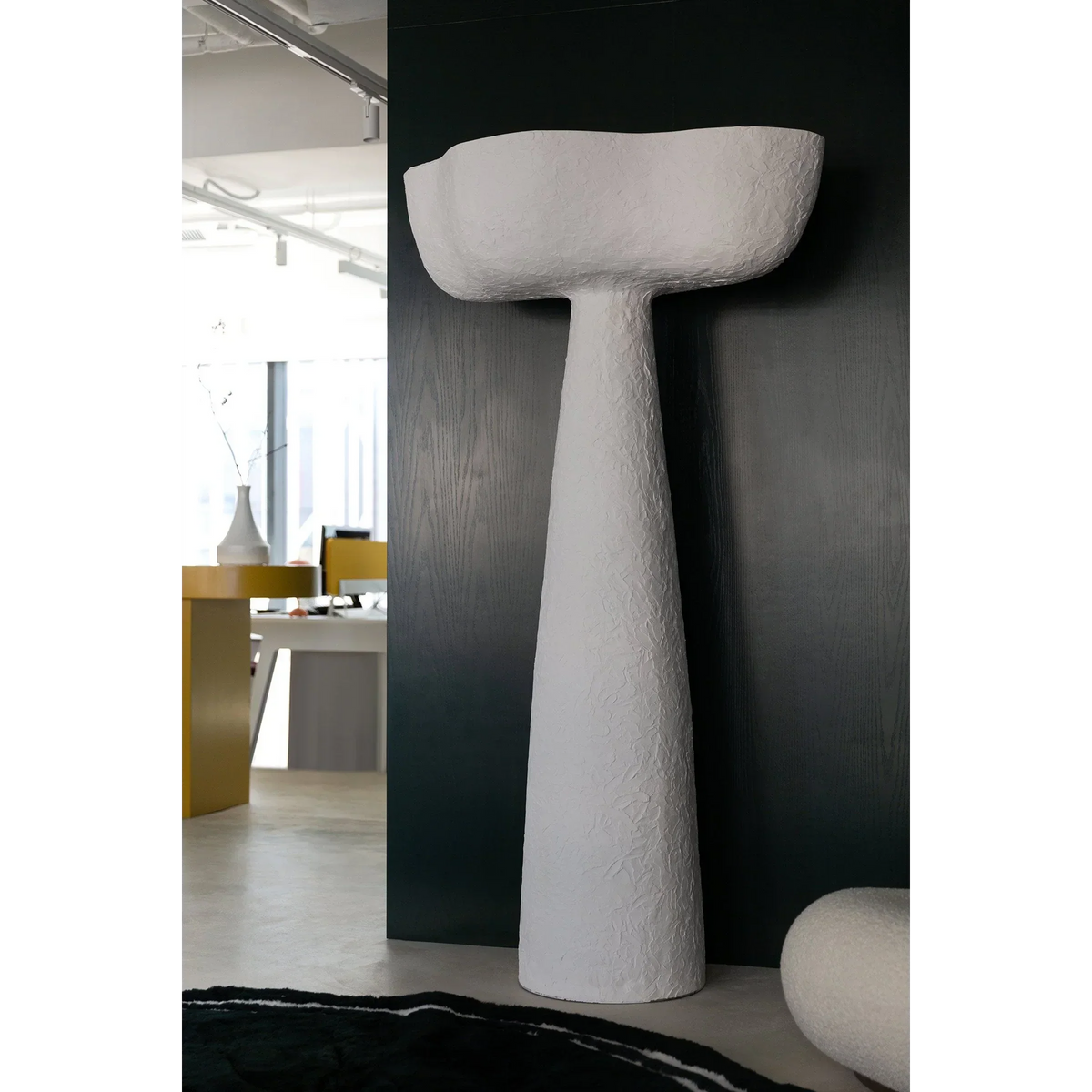 Plaster Uplight Floor Lamp | Ceiling Wash for Rooms Without Overhead Light 200cm Tall Wabi Sabi Casalola Lights Luxury