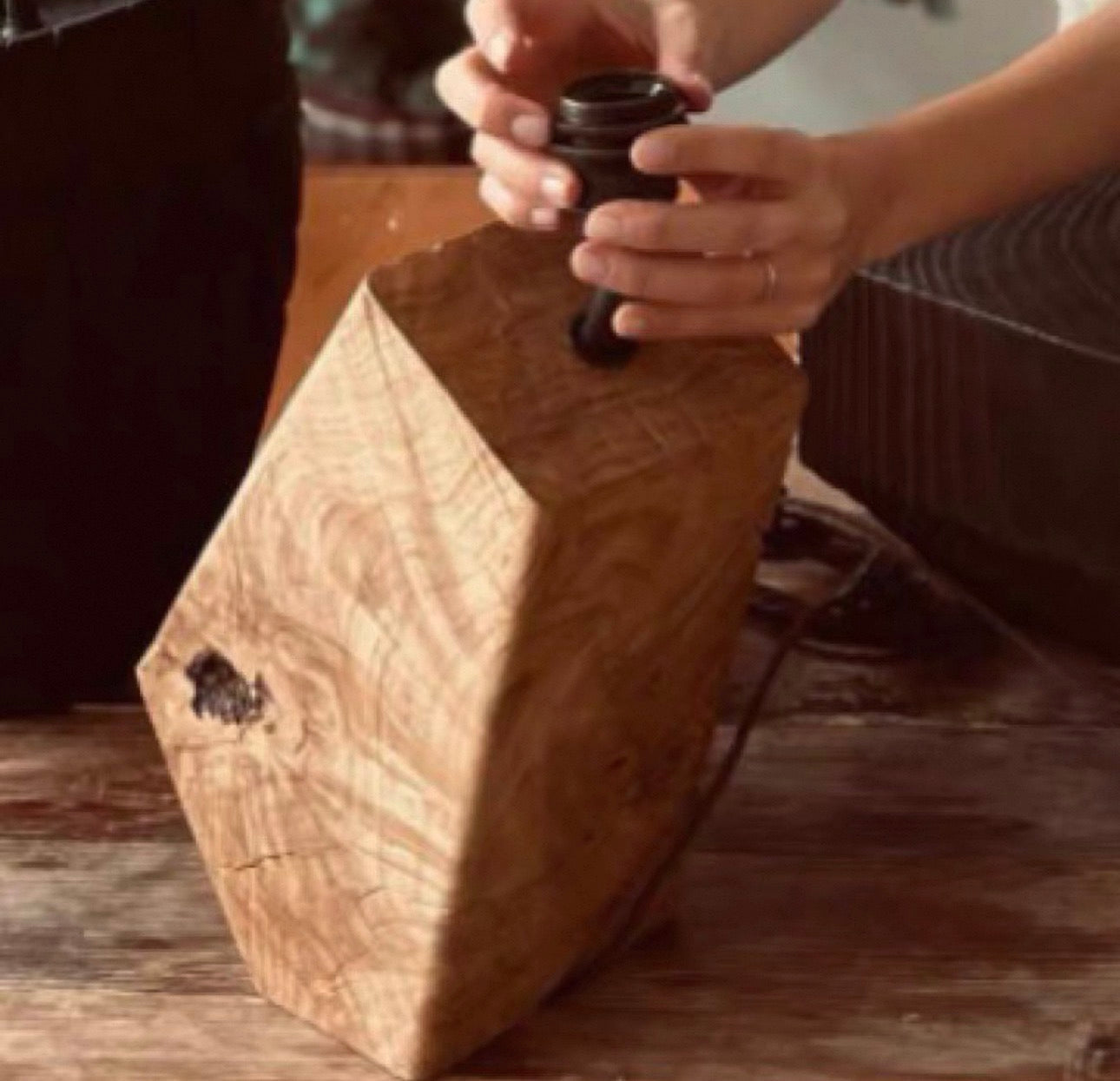 TANAKA JAPANDI WOOD TABLE LAMP |CLOAK5674 - Table Lamps