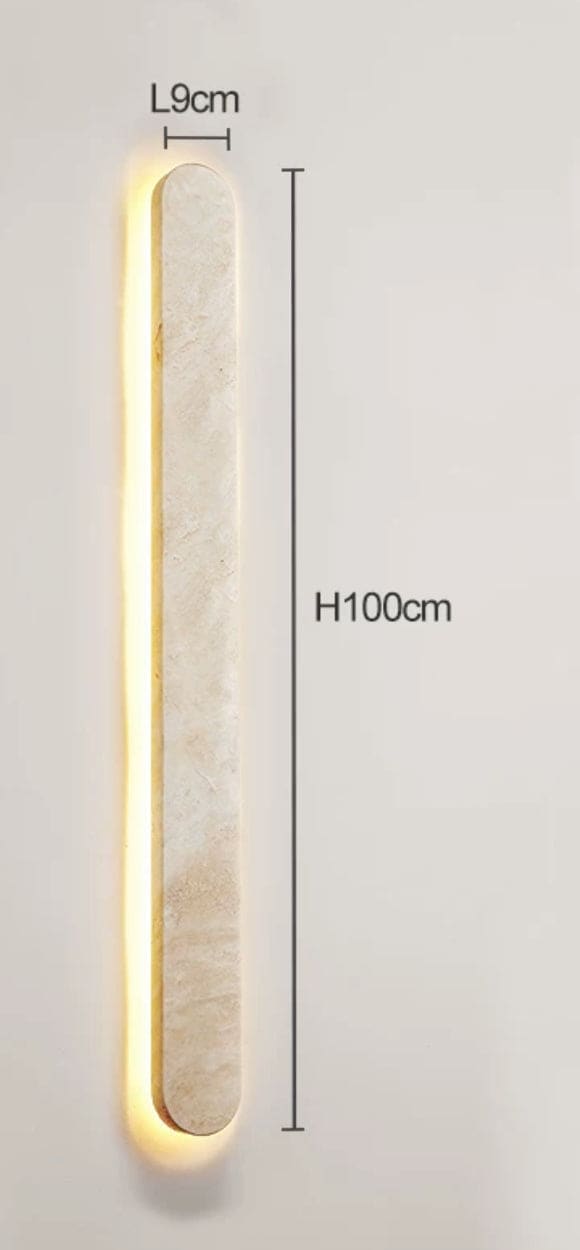 Marble Waterproof Led Wall Lamp | Wabi-sabi Minimalist Lighting for Indoor & Outdoor use - Sconces