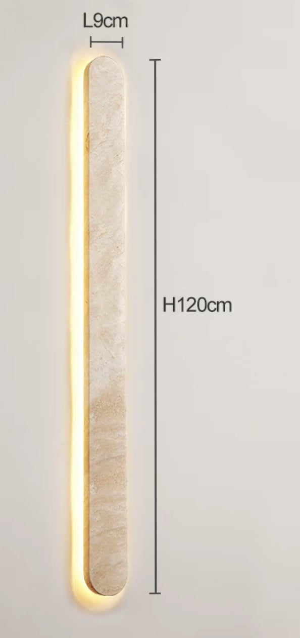 Marble Waterproof Led Wall Lamp | Wabi-sabi Minimalist Lighting for Indoor & Outdoor use - Sconces