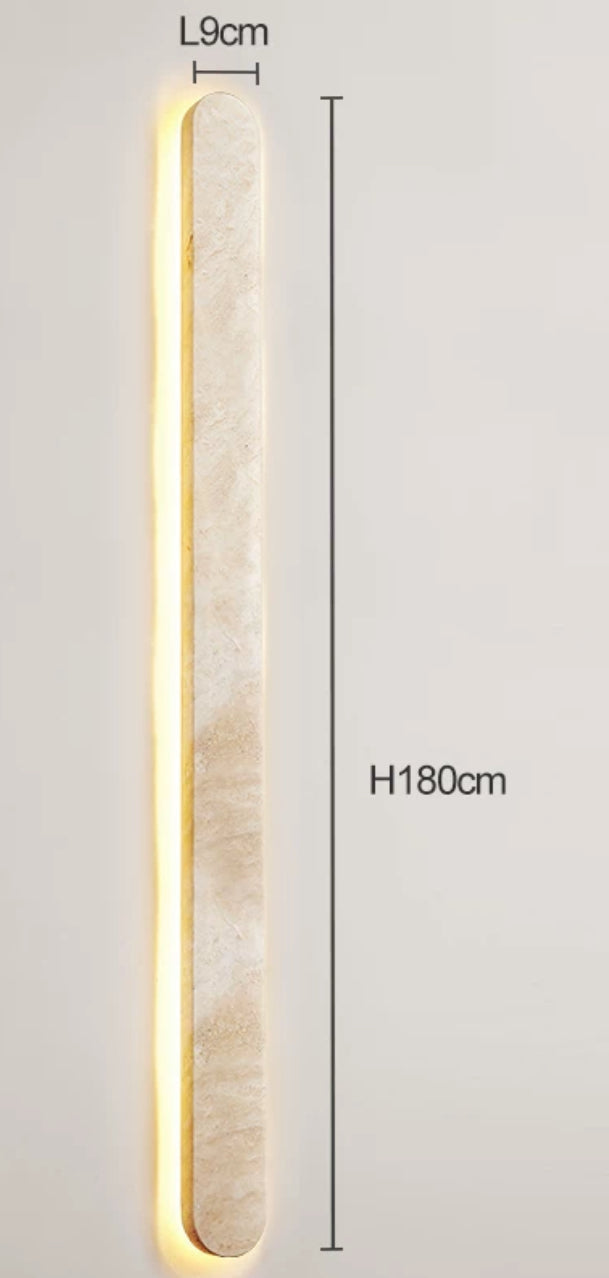 Marble Waterproof Led Wall Lamp | Wabi-sabi Minimalist Lighting for Indoor & Outdoor use - Sconces