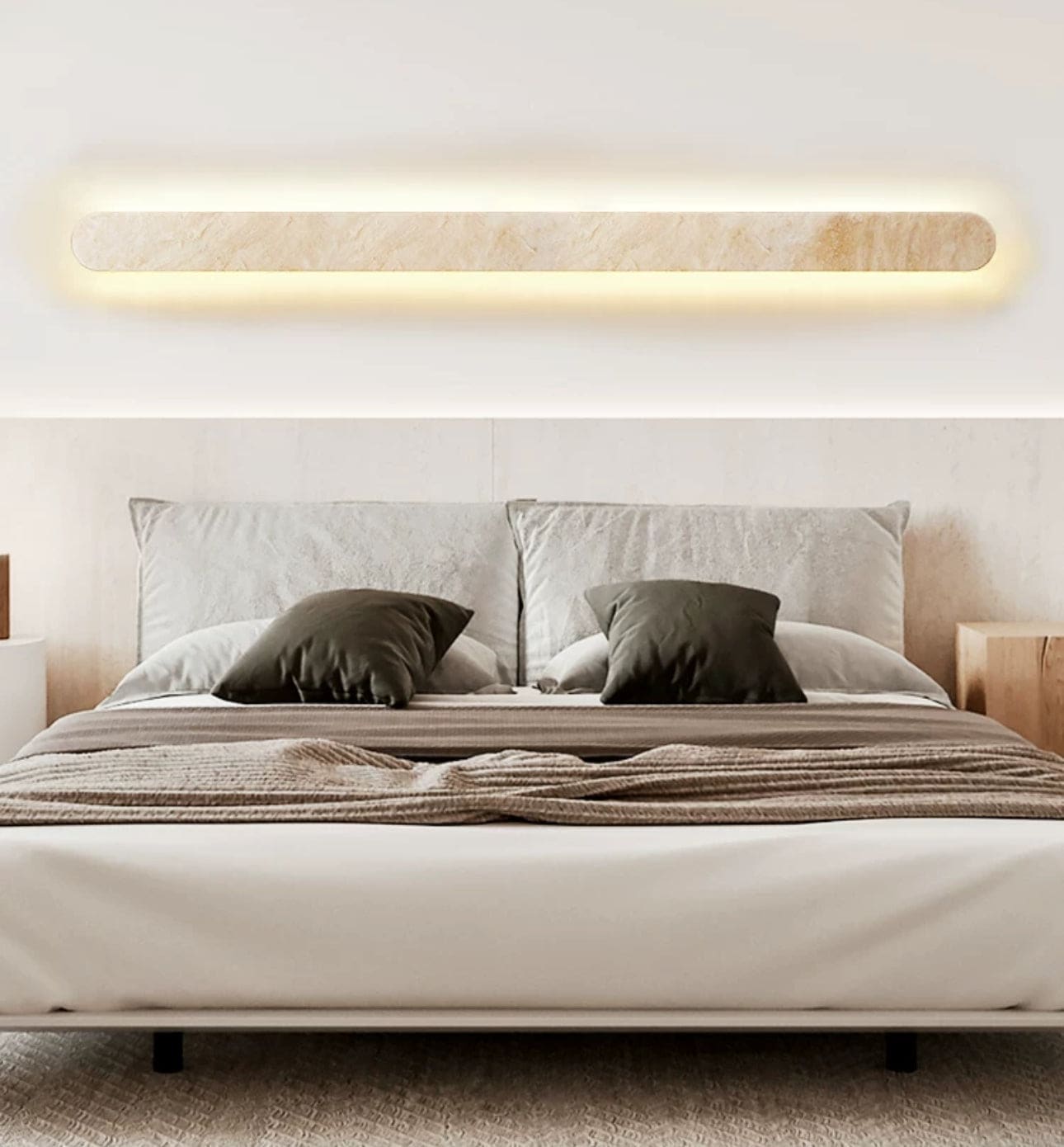 Marble Waterproof Led Wall Lamp | Wabi-sabi Minimalist Lighting for Indoor & Outdoor use - Sconces