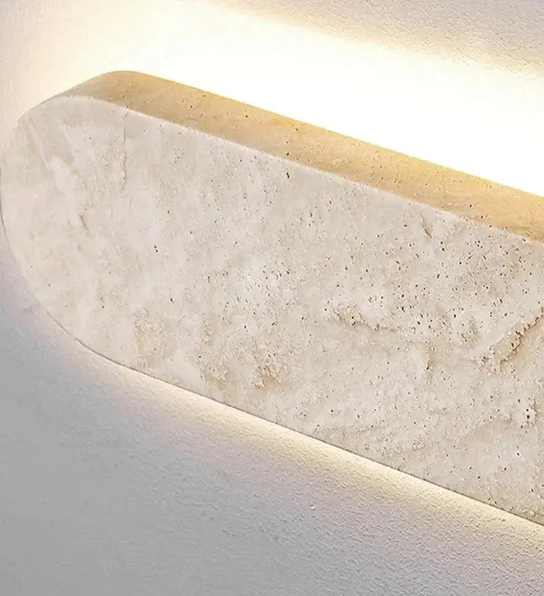 Marble Waterproof Led Wall Lamp | Wabi-sabi Minimalist Lighting for Indoor & Outdoor use - Sconces