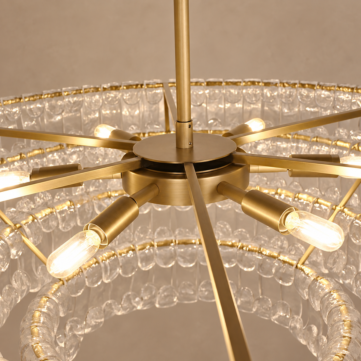 Long Drop Candelabra Chandelier | Made for Vaulted Ceilings and Stairwell Voids Brass or Black Casalola Lights Luxury