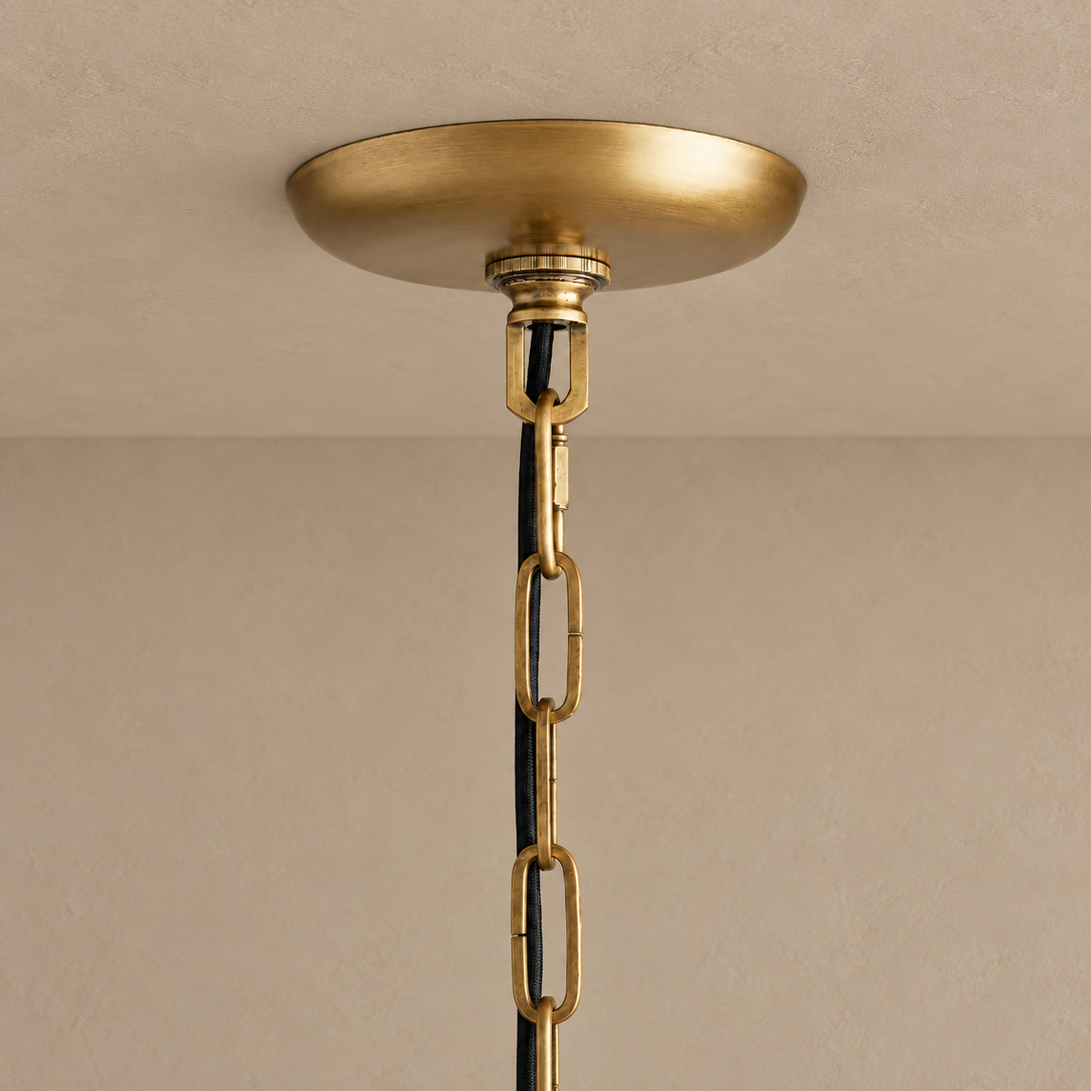 Clear Textured Glass Pendant Brass | Compact Shade Warm Dimensional Glow Bedside or in a Row Casalola Lights Luxury