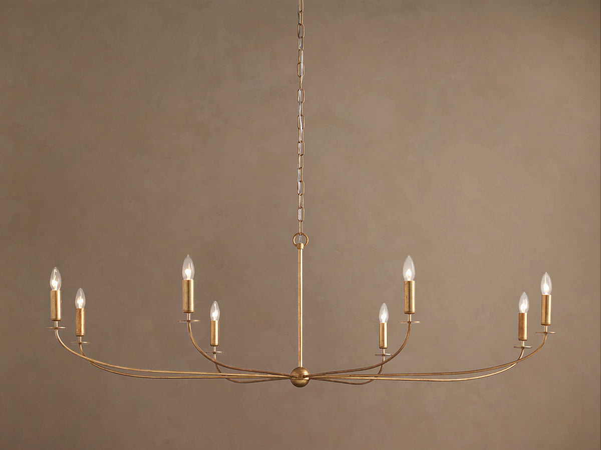 Brass Candelabra Chandelier for Dining Room | Large Gold Candle a Vaulted Ceiling Casalola Lights Luxury Lamps Interior