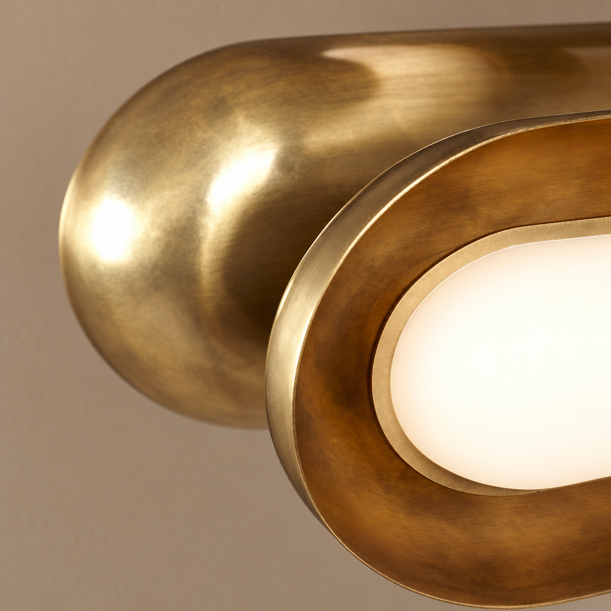 Three Tier Opal Pendant Solid Copper | Tiers Rotate to Aim the Light Glare Free in Every Direction Casalola Lights