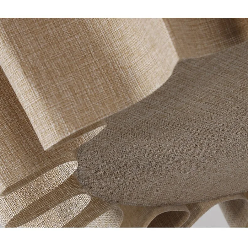 Hand-knitted lampshade texture detail