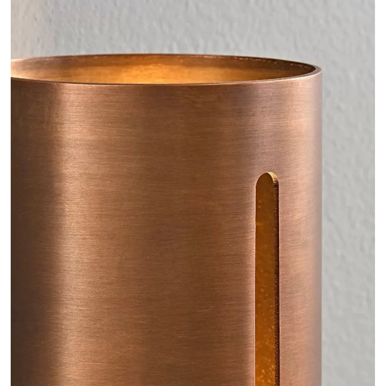 Copper Cylinder Wall Light for Hallway Living Room & Bedroom – Modern Vertical Sconce Casalolalights Luxury Lamps