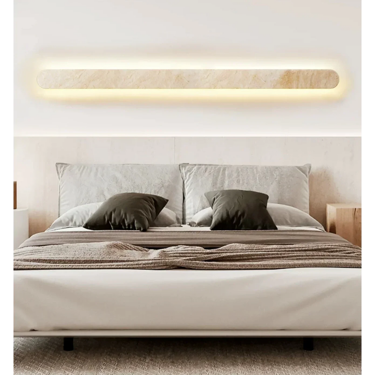 Travertine Outdoor Wall Light | Natural Stone Ip65 Waterproof Led Sconce Bathroom Patio & Balcony Casalola Lights