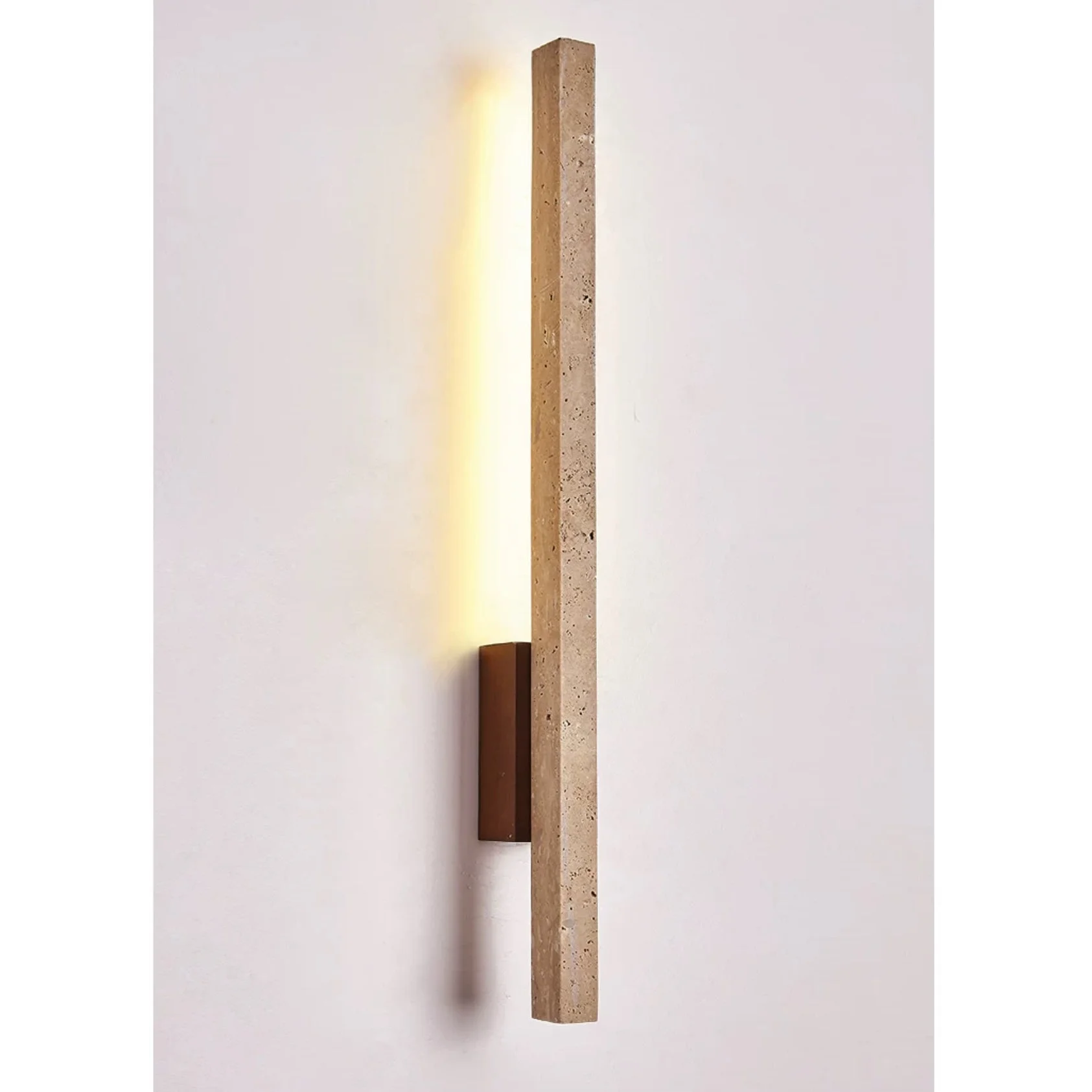 Travertine Wall Sconces for Bathroom Living Room with Warm Led Light Modern Minimalism Home Decor Casalolalights Luxury