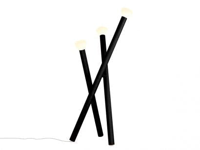 Modern Tripod Floor Lamp with Leaning Pole Design – Minimalist Led Lighting Accent - Lamps