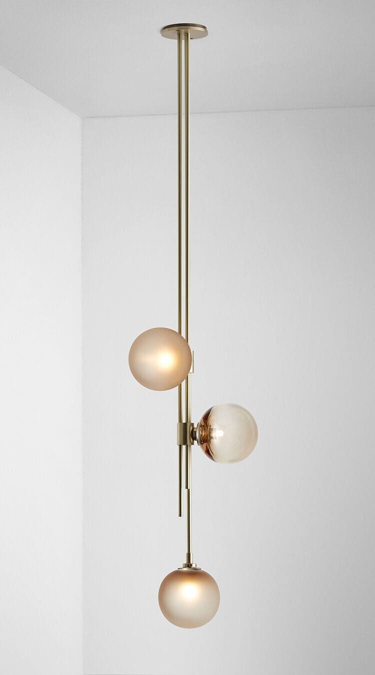 Trilogy Pendant Lighting for Bedroom | Bedside Hanging Lamps | Casalola - Lamps