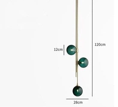 Trilogy Pendant Lighting for Bedroom | Bedside Hanging Lamps | Casalola - Lamps