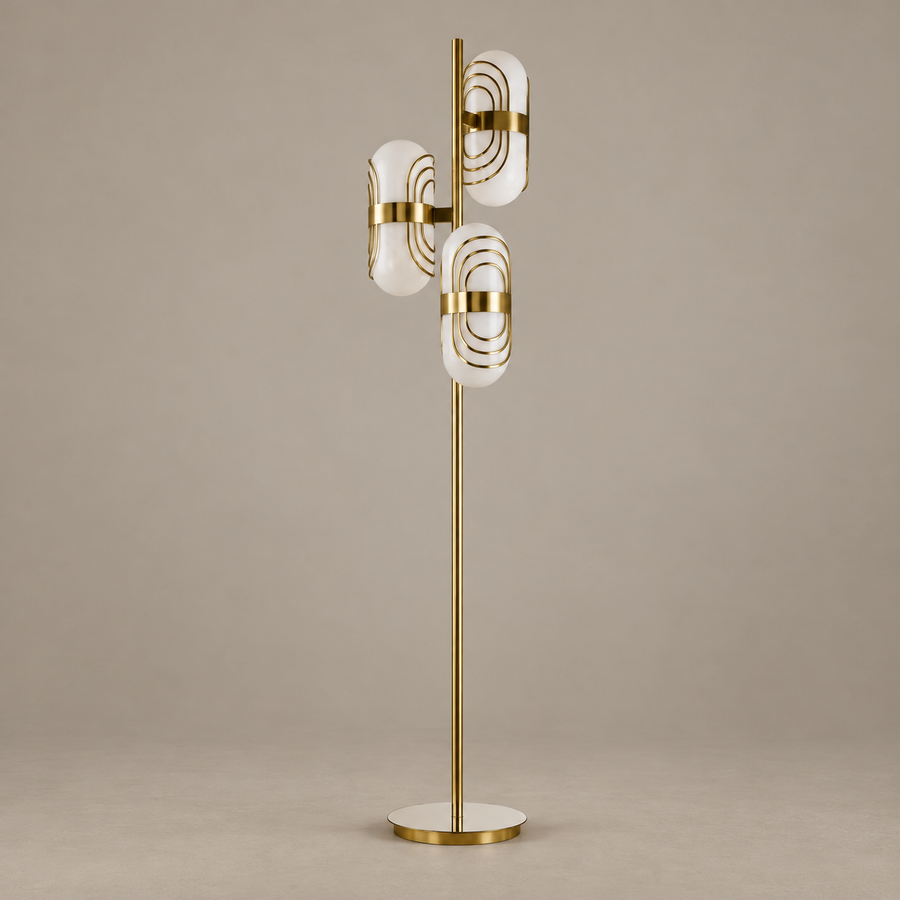 Tris 3-Light Floor Lamp